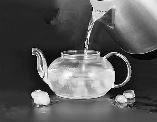 1000ml Removle Glass Filter and Stove Top Safe Borosilicate Glass Teapot